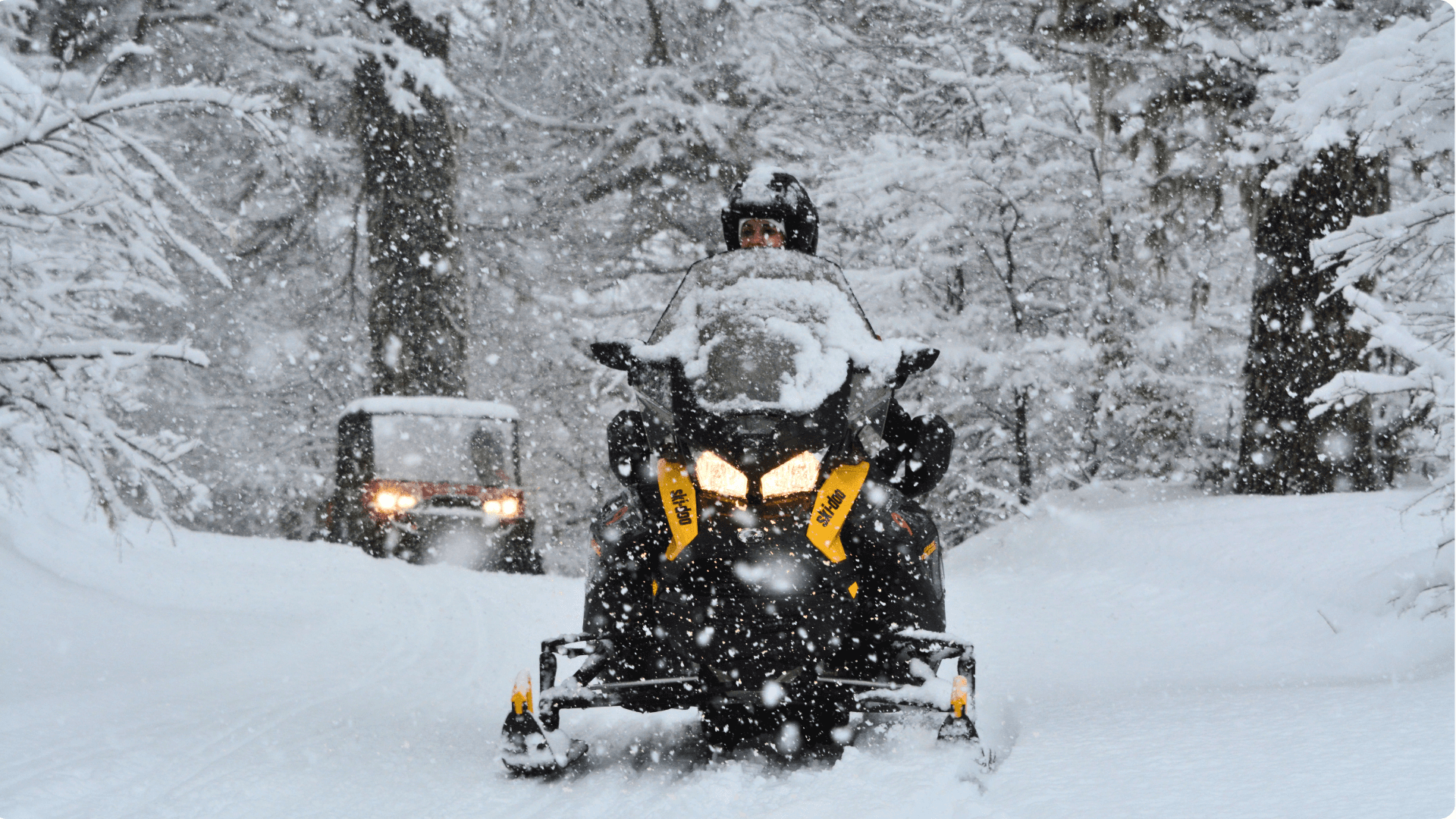 Moto de Neve no Cerro Otto
